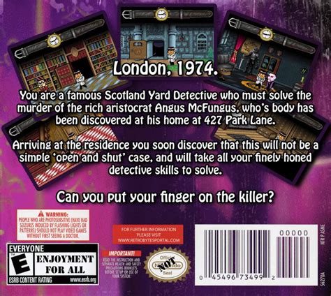 the detective 2009 nintendo ds box cover art mobygames