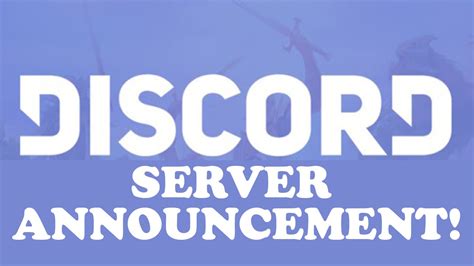 Public Discord Servers Announcement Join Now Youtube