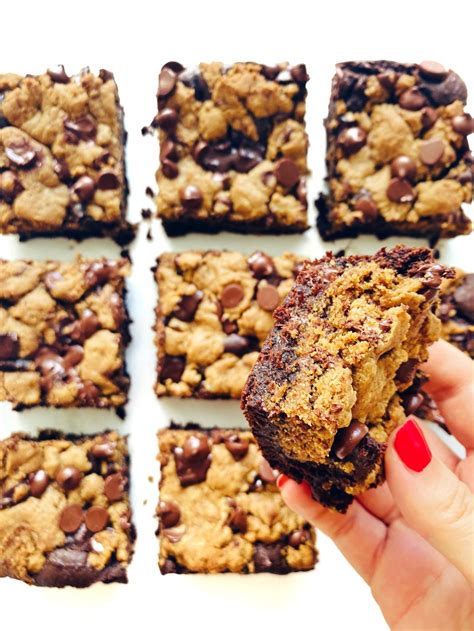 Chocolate Chip Cookie Brownies Vegan Gluten Free Vibrant And Pure