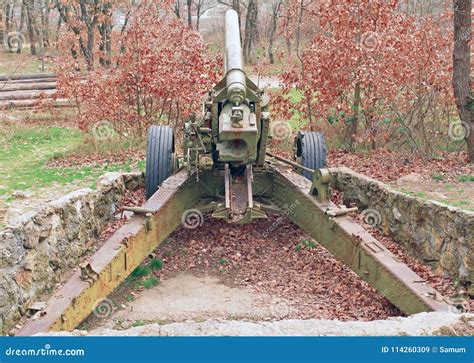 Old German Cannon On Position Stock Image Image Of Americans Battle