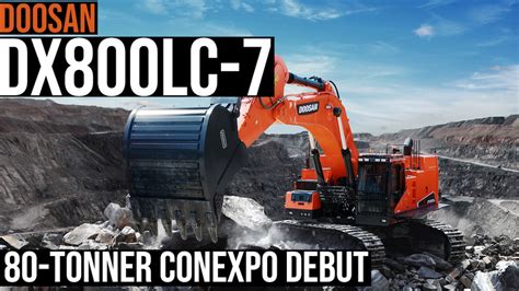 Doosan Unveils Dx800lc 7 Its Largest Excavator Yet To North America