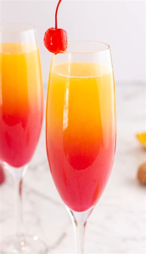 Sunrise Mocktail Recipe Sparkling Grenadine Mocktails