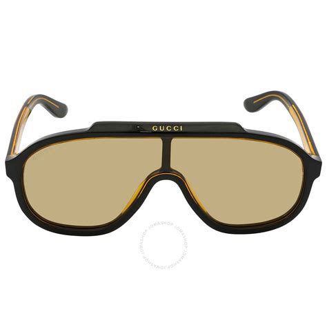 Gucci Yellow Pilot Men S Sunglasses Gg1038s 003 99 889652355061 Sunglasses Jomashop