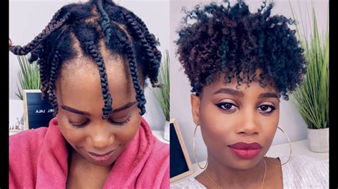 It was so simple and easy to achieve! Braid Out on Tapered Natural Hair | Kendra Kenshay - YouTube
