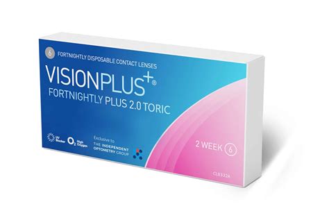 Visionplus Fortnightly Plus 20 Toric Rose Optometry