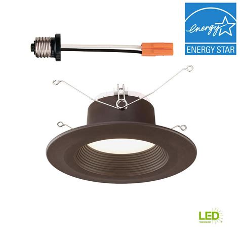 Use of product the versatrim is the ideal product for energy efficient lighting in existing, remodel, or new construction applications. Recessed Lighting Trim 6 inch Bronze Integrated LED ...