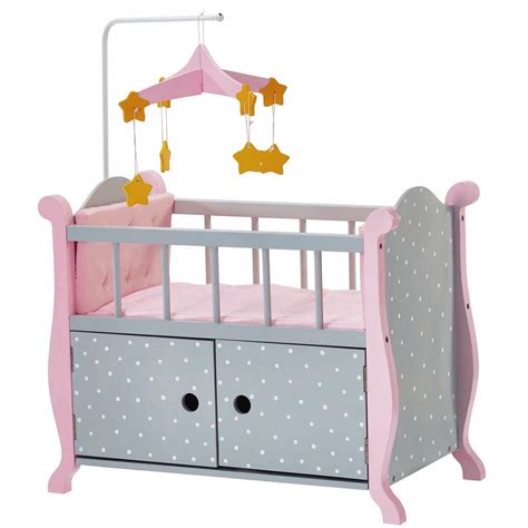Shop Olivias Little World Baby Doll Furniture Nursery Crib Bed With