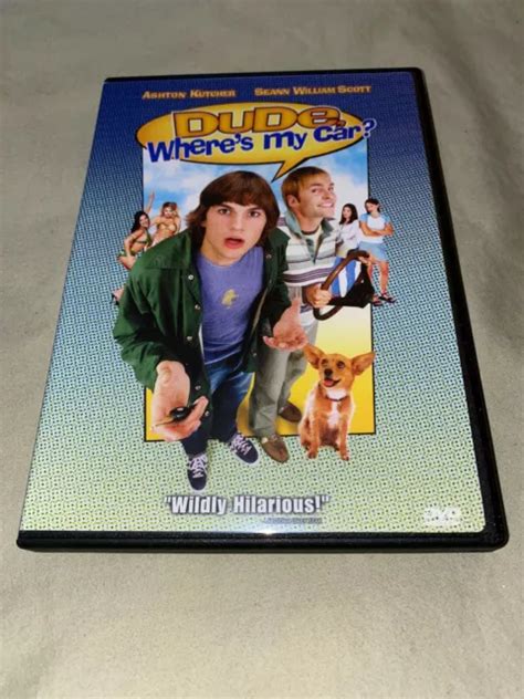 Dude Wheres My Car Dvd Widescreen Ashton Kutcher Comedy Movie