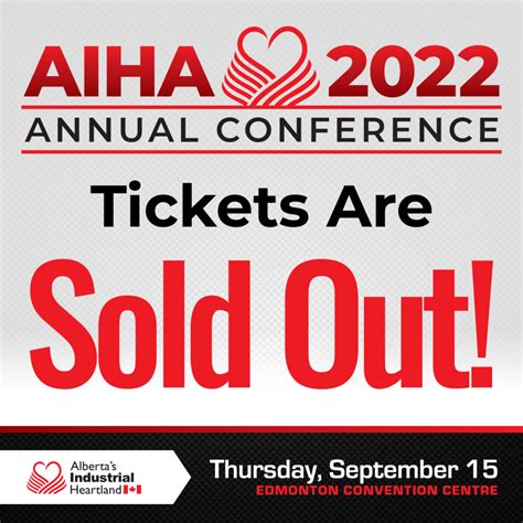 Aiha Annual Conference Sold Out Albertas Industrial Heartland