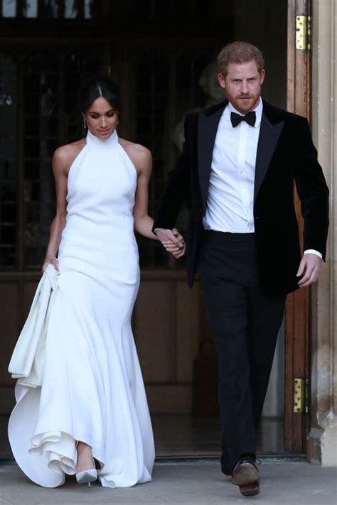Meghan markle's wedding dress has been designed by the acclaimed british designer, clare waight keller. Meghan Markle Second Wedding Dress Photos - Meghan Markle ...