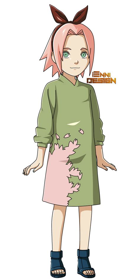 Naruto Shippudensakura Haruno Childhood By Iennidesign Sasuke
