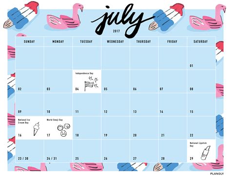 Free Download July Calendar Wallpaper 98 Images In Collection Page 3