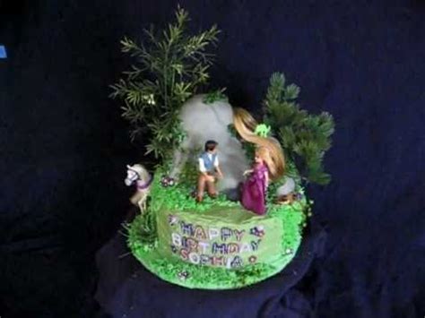 Tangled Cake Decorating - YouTube