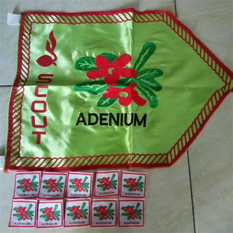 Bendera Regu Pramuka Adenium Alat Pramuka Online
