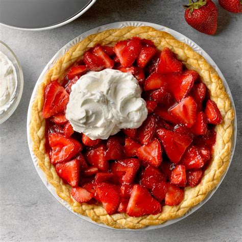 Easy Fresh Strawberry Pie Recipe Taste Of Home