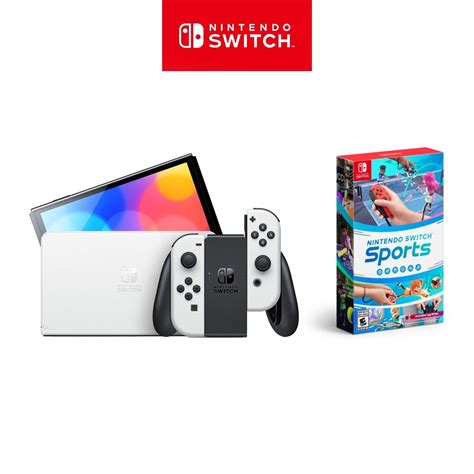 [nintendo official store] nintendo switch oled model nintendo switch sports pwp bundle