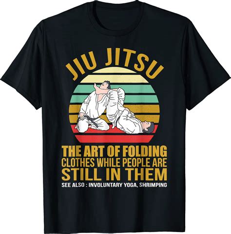 Jiu Jitsu Vintage Art Of Folding Clothes While Still In