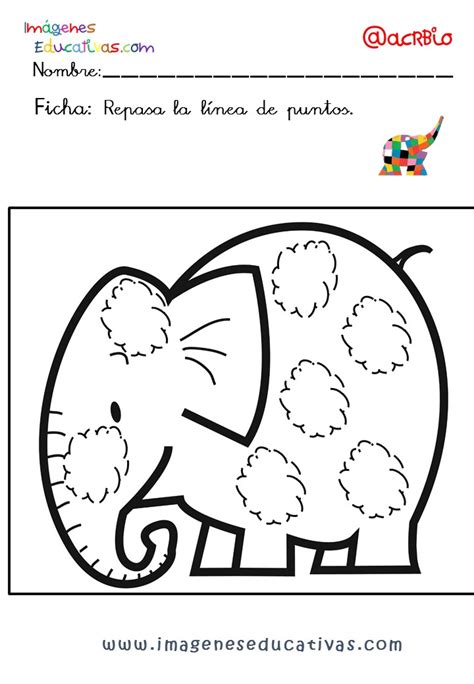 Elmer Elefante Atención Y Grafo 25 Imagenes Educativas