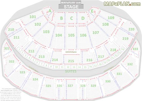 Leeds First Direct Arena Seating Plan Detailed Seat Numbers Chart