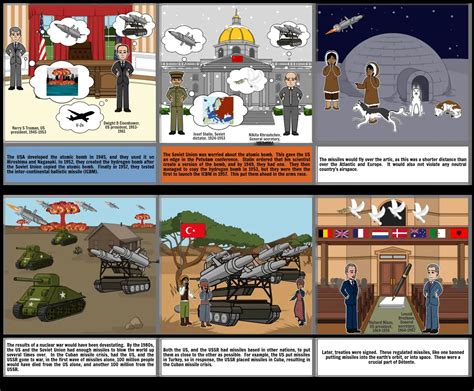 Arms Race In The Cold War Storyboard Por Karlenraider
