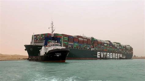 Ship ever given, one of the world's largest container ships, is seen after it was fully floated in suez canal, egypt march 29, 2021. Suez Canal Blocked by Huge container ship Ever Given - VesselFinder