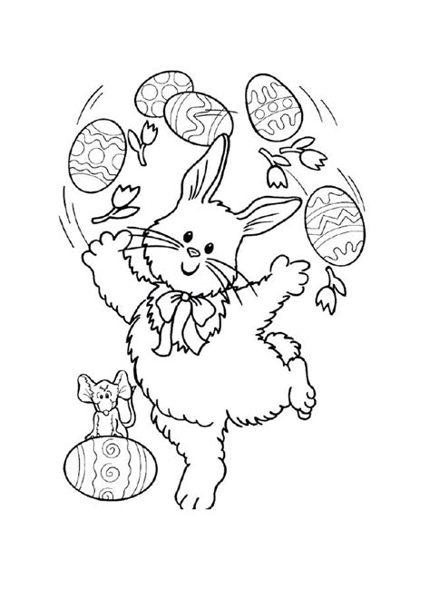 Easter Bunny Coloring Page Wallpaperholic