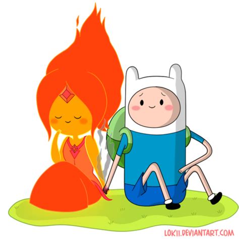 Finn And Flame Princess Adventure Time Couples Fan Art 34654192