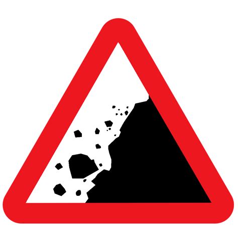 Traffic Signs Rg 070 Falling Rocks Sign Road Signs
