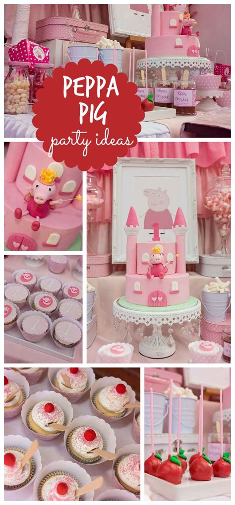 Peppa Princess Pig Birthday Karas 1st Birthday Catch My Party