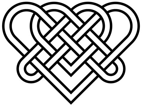 Double Heart Celtic Knot Celtic Designs Celtic Border Celtic Knot