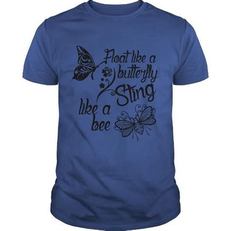 awesome tee float like butterfly sting like bee boxing tshirt shirts and tees shirts t shirt men