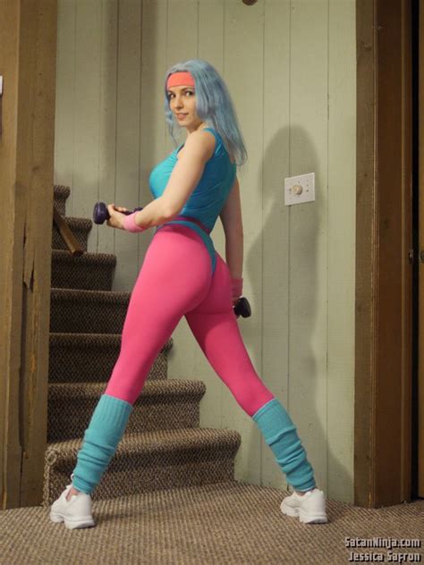 Jessica Safron 80s Leotard 80s Aerobics Outfit Colored Tights Glitter Photo Gym Fit Body