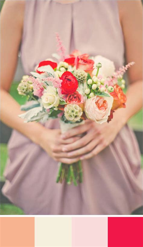 Feeling Peachy 5 Peach Color Palettes For Your Wedding Day