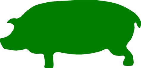 Green Pig Clip Art At Vector Clip Art Online Royalty Free