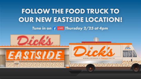 Dicks Drive In Restaurant Follow The Food Truck To Our New Eastside