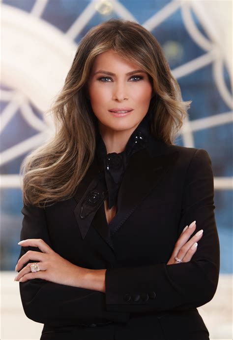 First Lady Melania Trump Gets Her First Official Portrait Wxxi News