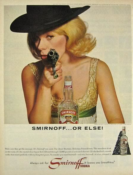 1964 Smirnoff Vodka Ad ~ Tammy Grimes Vintage Ads With Celebrities