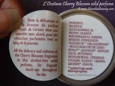 Loccitane Cherry Blossom Solid Perfume
