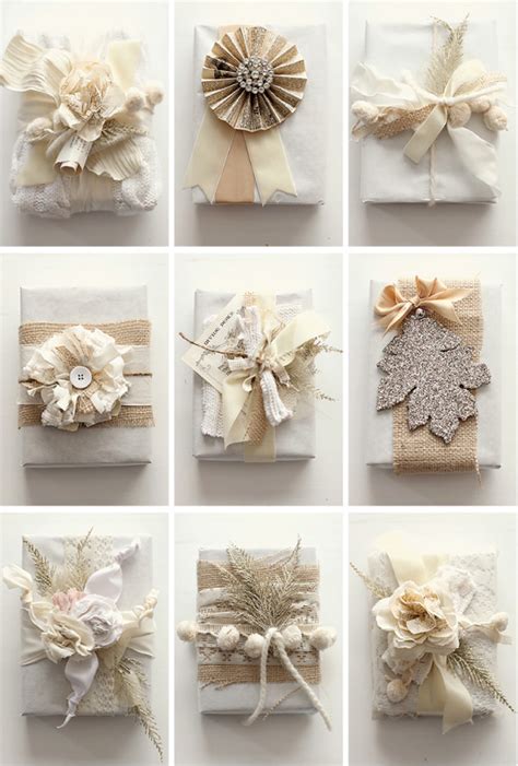 Take a hint from the invitation and wrap your present in the wedding theme. How to Gift Wrap Tutorial, Cream and White Weddings