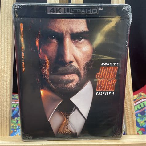 John Wick Chapter 4 Ultra Hd 4k Blu Ray Digital Keanu Reeves 2023 Brand New