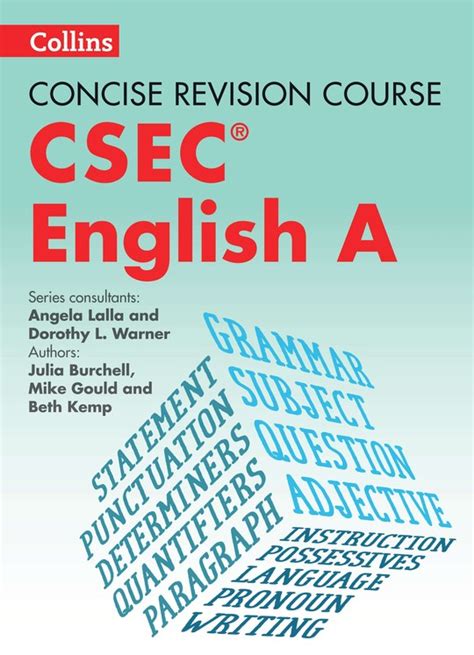 Concise Revision Course Csec English By Angela Lalla And Dorothy L