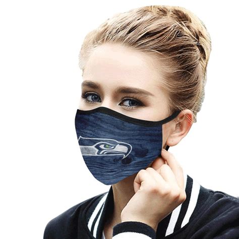 Seattle Seahawks Face Mask Antibacterial Fabric