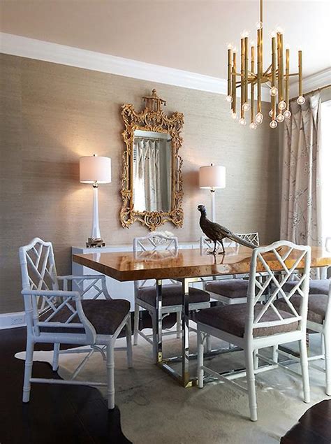 Five years later he expanded into home furnishings, opening his first namesake boutique in soho. White and Taupe Dining Room with White Bamboo Dining ...