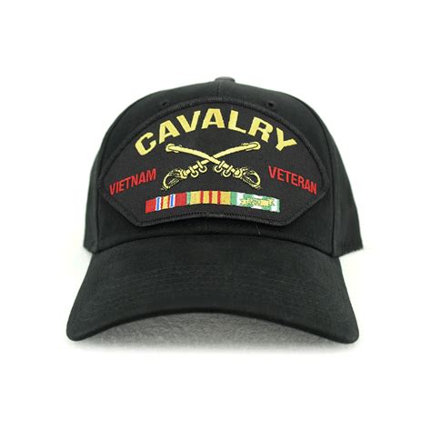 Us Army Cavalry Vietnam Veteran Ball Cap Us Army Branch Of Service