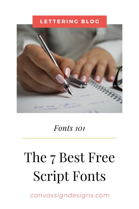 The 7 Best Free Script Fonts Canvas Sign Designs Best Free Script