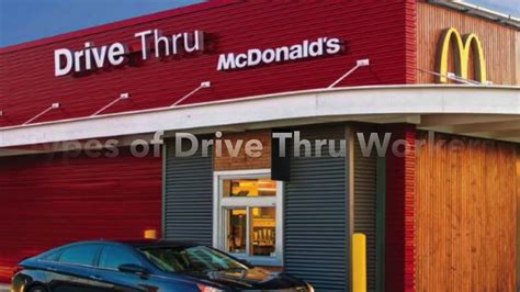 Types Of Drive Thru Workers 🍔🍟☕️ Youtube