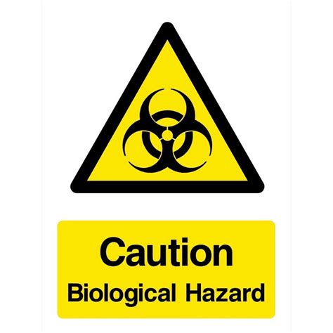 Biological Hazard Warning Sign Biological Hazard Hazard Sign