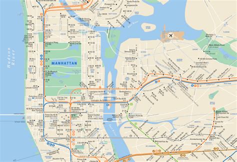 The Real Mta Map Shows Only The Subway Lines That Are Currently