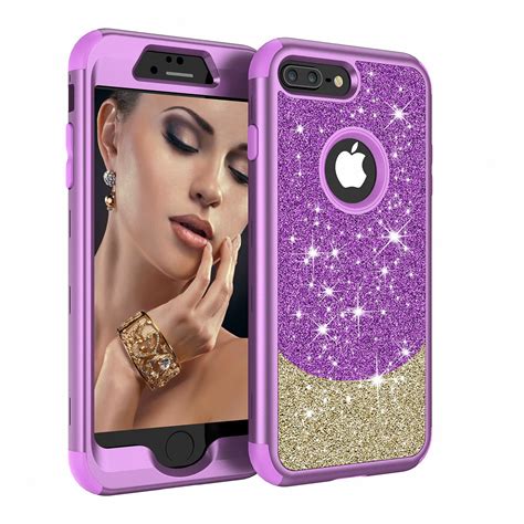 Iphone 8 Plus Case Iphone 7 Plus Case Allytech Dual Layer Glitter