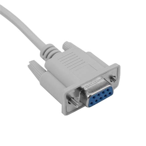 1pc 5ft F F Serial Rs232 Null Modem Cable Female To Female Db9 Fta